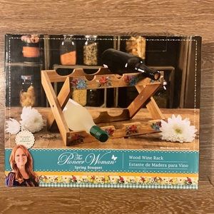 Pioneer Women Wood Wine Rack- BRAND NEW